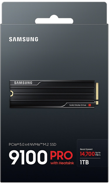 Dysk SSD Samsung 9100 Pro Heatsink 1TB M.2 PCIe 5.0 x4 V-NAND TLC (8806095811673) - obraz 9