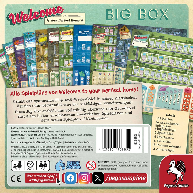 Gra planszowa Pegasus Welcome to Your Perfect Home Big Box (4250231738852) - obraz 2