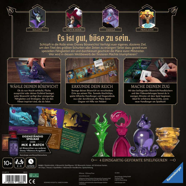 Gra planszowa Ravensburger Disney Villainous Wprowadzenie do zła (4005556226870) - obraz 4