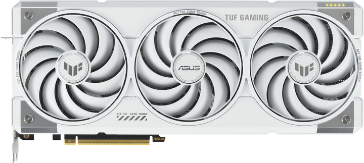 Відеокарта ASUS PCI-Ex GeForce RTX 5070 Ti TUF Gaming White OC Edition 16GB GDDR7 (256bit) (2610/28000) (2 x HDMI, 3 x DisplayPort) (90YV0MD3-M0NA00) - зображення 1