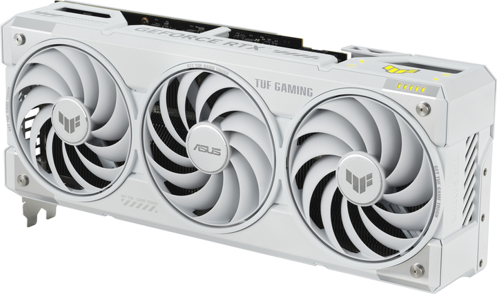 Відеокарта ASUS PCI-Ex GeForce RTX 5070 Ti TUF Gaming White OC Edition 16GB GDDR7 (256bit) (2610/28000) (2 x HDMI, 3 x DisplayPort) (90YV0MD3-M0NA00) - зображення 2