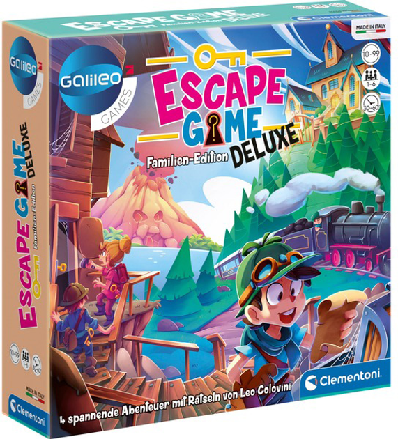 Головоломка Clementoni Escape Game Deluxe (8005125592579) - зображення 1