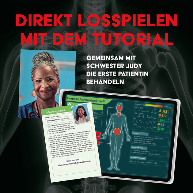 Настільна детективна гра Kosmos Medical Mysteries Miami Flatline (4002051684426) - зображення 5