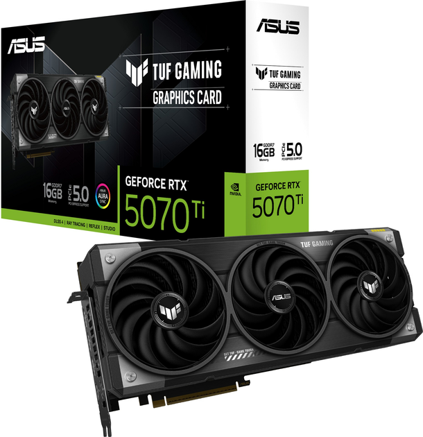 Karta graficzna ASUS PCI-Ex GeForce RTX 5070 Ti TUF Gaming 16GB GDDR7 (256bit) (2482/28000) (2 x HDMI, 3 x DisplayPort) (90YV0MD1-M0NA00) - obraz 11