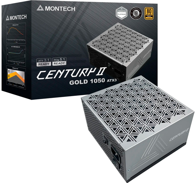 Zasilacz Montech CENTURY II 1050W (4710562743371) - obraz 7