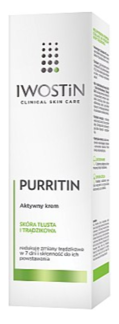 Крем для обличчя Iwostin Purritin для жирної та схильної до акне шкіри 40 мл (5902502992485) - зображення 2