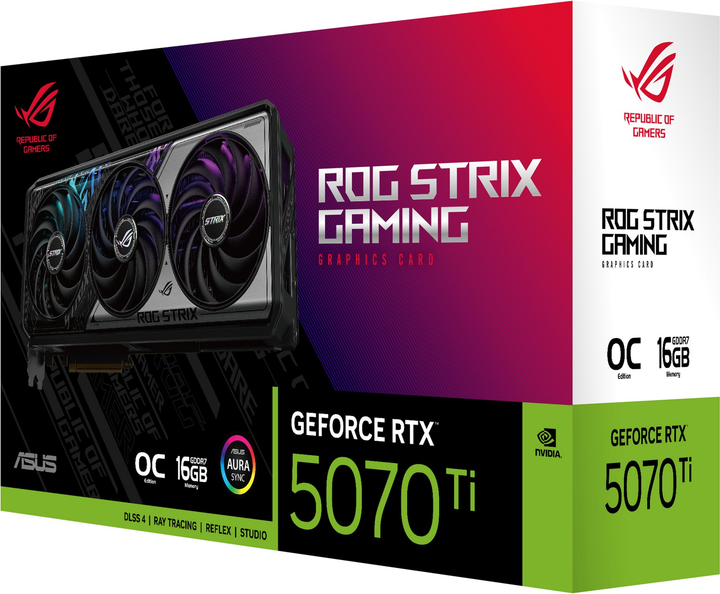 Karta graficzna ASUS PCI-Ex GeForce RTX 5070 Ti ROG Strix OC Edition 16GB GDDR7 (256bit) (2625/28000) (2 x HDMI, 3 x DisplayPort) (90YV0M90-M0NA00) - obraz 11