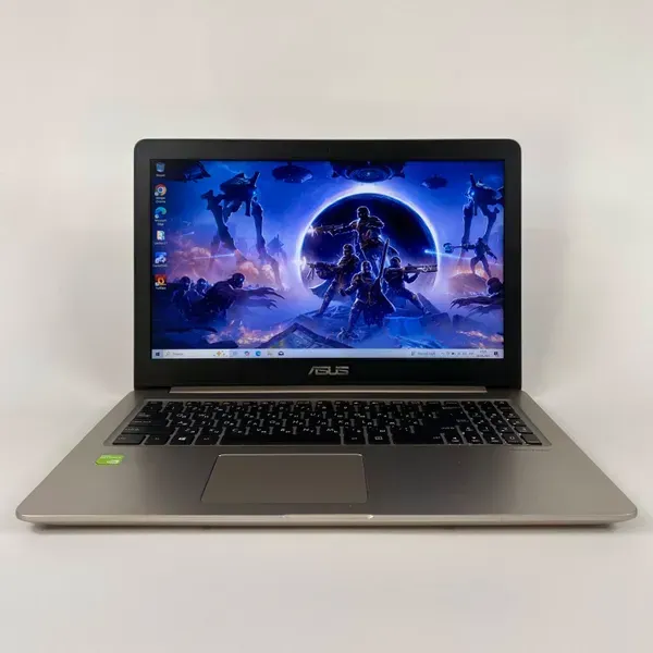 Игровой ноутбук Б-класс Asus VivoBook X580VD / 15.6" (1920x1080) TN / Intel Core i7-7700HQ (4 (8) ядра по 2.8 - 3.8 GHz) / 16 GB DDR4 / 128 GB SSD + 1000 GB HDD / nVidia GeForce GTX 1050, 4 GB GDDR5, 128-bit / WebCam / HDMI б/у - изображение 2