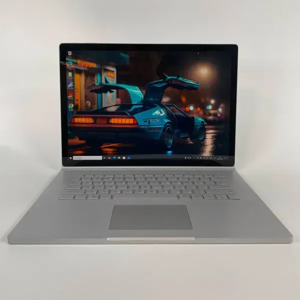 Ноутбук-трансформер Б-класс Microsoft Surface Book 2 / 15" (3240x2160) IPS Touch / Intel Core i7-8650U (4 (8) ядра по 1.9 - 4.2 GHz) / 16 GB DDR3 / 256 GB SSD / nVidia GeForce GTX 1060, 6 GB GDDR5, 192-bit / USB Type-C / WebCam / SD Card Reader б/у - изображение 2