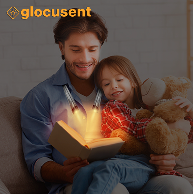 Лампа для чтения GL001 на шею (Gray) GLOCUSENT - изображение 7