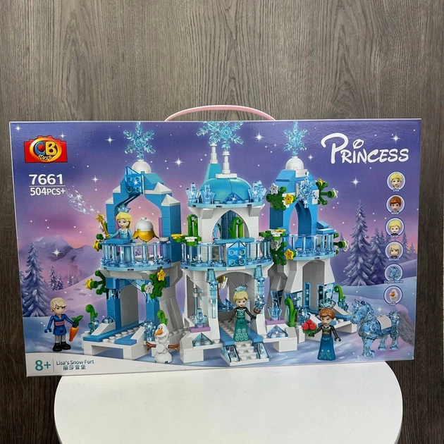Великий дитячий конструктор Холодне Серце Frozen крижаний замок