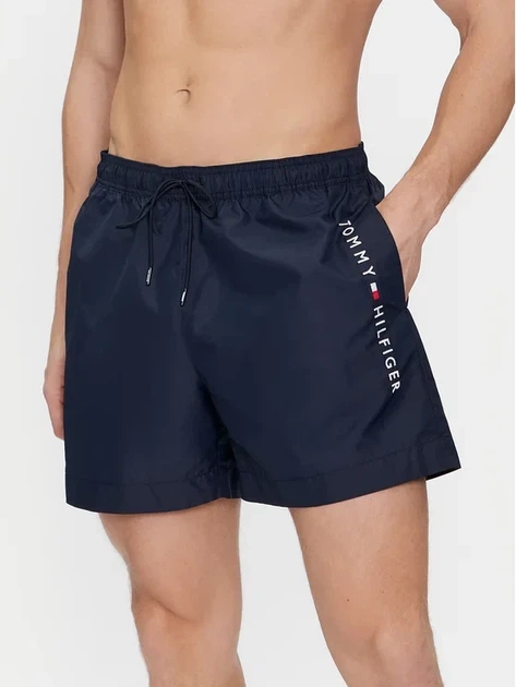Шорты мужские для плавания Tommy Hilfiger TH-9016-1 Navy Blue M - Фото 1 Шорты мужские для плавания Tommy Hilfiger TH-9016-1 Navy Blue M - изображение 1