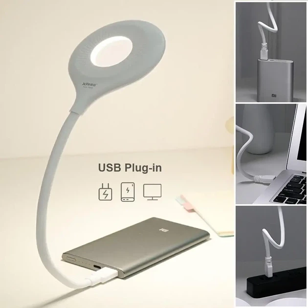 Гибкий USB-светильник с управлением голосом 16 LED, 5 Вт, Белый Лампа USB LED lamp LK-50 - изображение 2