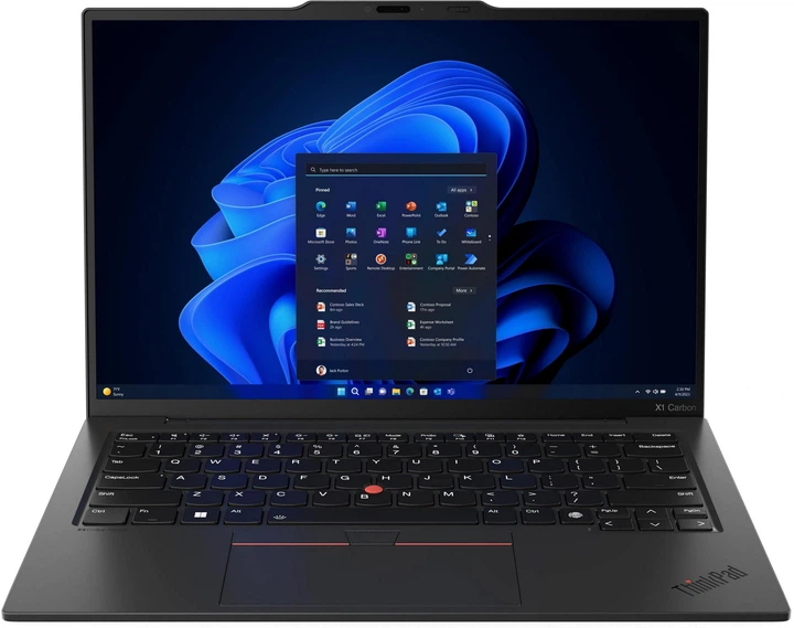 Lenovo ThinkPad X1 Carbon-G12 14" 2.8K OLED AG, Intel U7-155U, 32GB, F2TB, UMA, Win11P, чорний - зображення 3