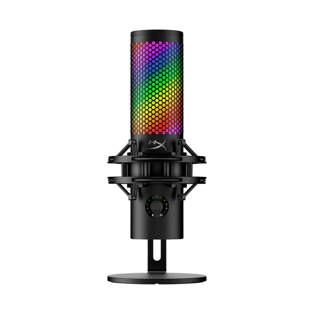 HyperX Микрофон геймерский QuadCast 2 S, Omni/Uni/Bi, USB-A, 3м, NGenuity, RGB, чорний - Фото 1 HyperX Микрофон геймерский QuadCast 2 S, Omni/Uni/Bi, USB-A, 3м, NGenuity, RGB, чорний - изображение 1