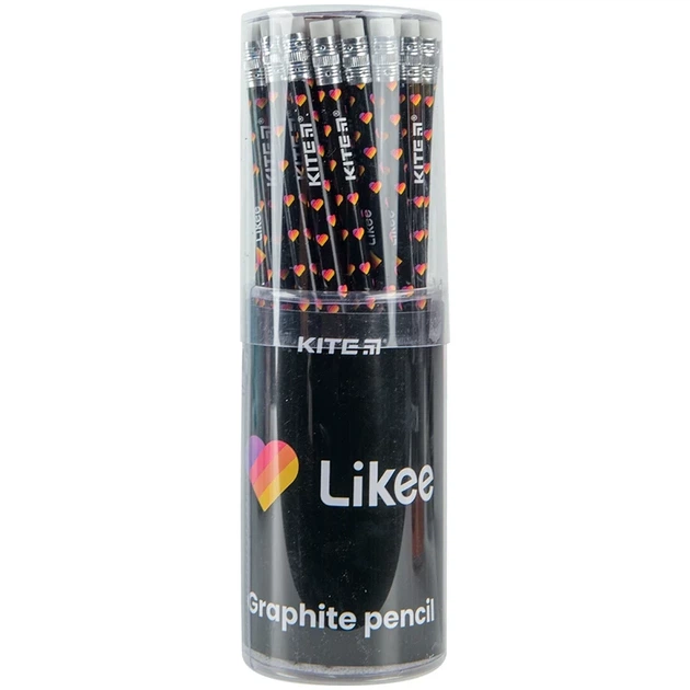 Олівець графітний з гумкою Kite Likee LK22-056 - изображение 2