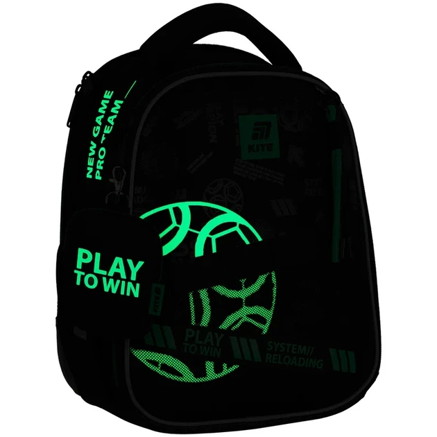 Рюкзак шкільний каркасний Kite Education Play&Win K25-555S-2 - изображение 8