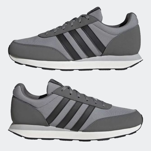 Чоловічі кросівки adidas Run 60S 3.0 HP2259 42 (8UK) 26.5 см Сірі (4066748791590) (955555901395259) - Уцінка - зображення 6