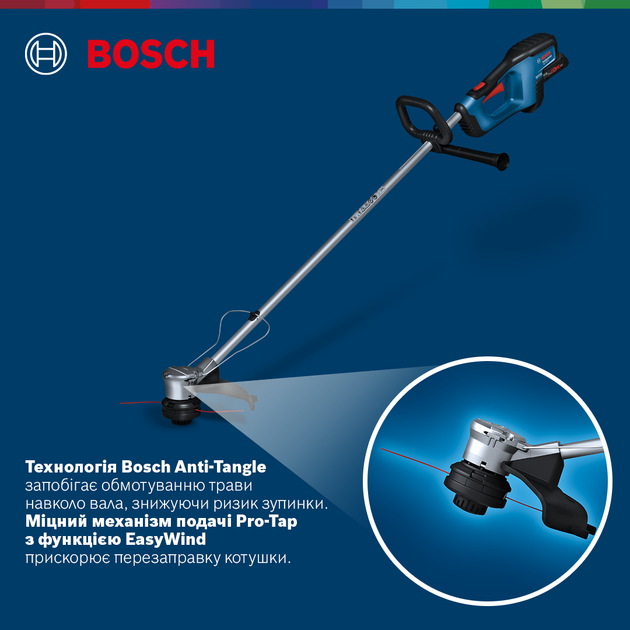 Аккумуляторный триммер Bosch GRT 18V-33 (solo) (06008D0000) - изображение 4