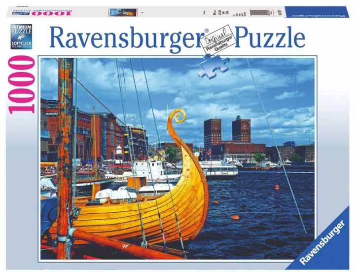 Puzzle Ravensburger Oslo 1000 elementów (19714) (4005556197149) - obraz 1
