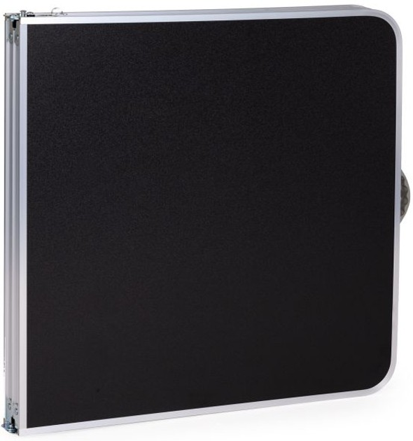 Zestaw stół składany turystyczny i 4 krzesła ModernHome by Multistore czarny (HTA120R+4S BLACK) - obraz 6