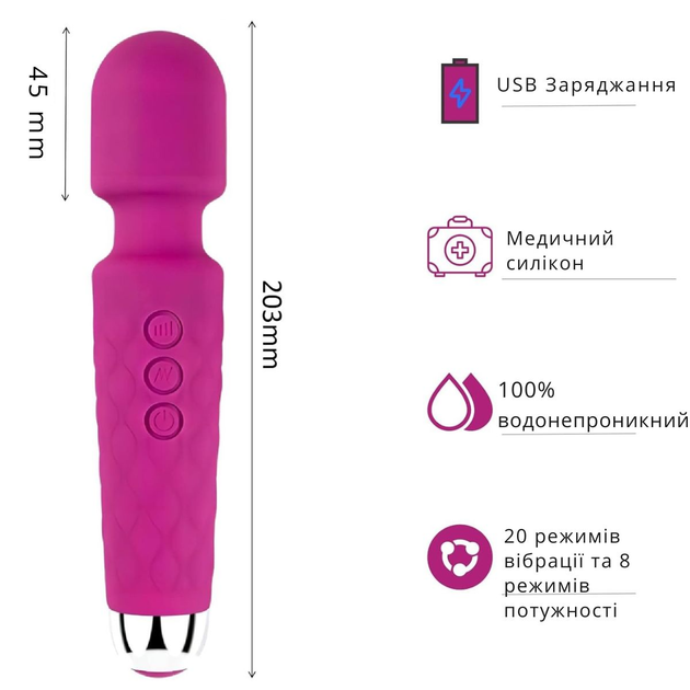 Вібратор I’MCUM AuraWand (7970379617729) - зображення 6