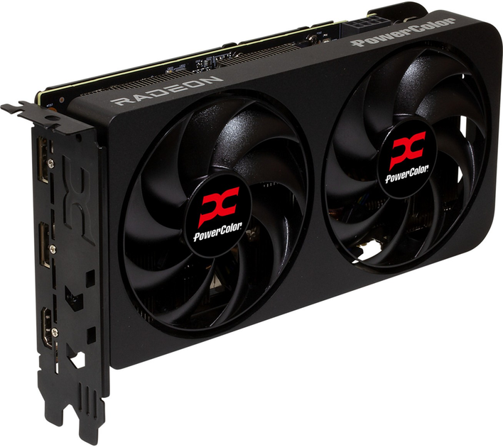 Karta graficzna Powercolor PCI-Ex Radeon RX 9060 XT Reaper 8GB GDDR6 (128bit) (3130/20000) (HDMI, 2 x DisplayPort) (RX9060XT 8G-A) - obraz 2