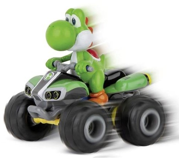 Машинка на радіокеруванні Carrera 2.4 GHz Mario Kart Yoshi - Quad 1:40 370400021 (9003150135265) - зображення 1