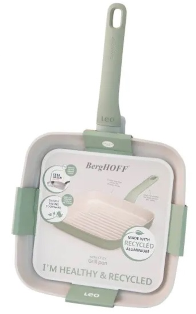 Сковорода-гриль Berghoff Leo Balance Sage Eco Зелена 28 x 28 см (5413821363837) - зображення 2