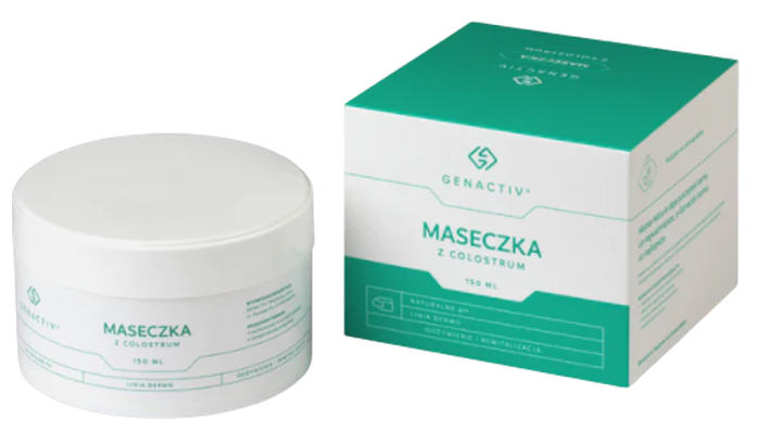 Maseczka odżywcza do twarzy Genactiv z colostrum 150 ml (5907546536169) - obraz 1