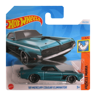 Машинка Базовая Hot Wheels '69 Mercury Cougar Eliminator Muscle