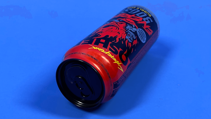 Набір Напій Енергетичний 12шт Oshee Cyberpunk Energy Boost Bubble Gum 500ml - зображення 4