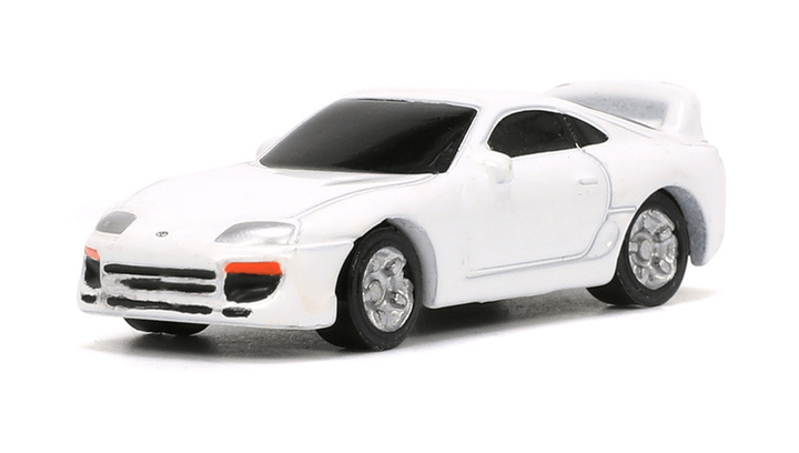 Машинка 3шт Jada Lykan Hypersport / Dom's Dodge Ice Charger / Brian's Toyota Supra Fast & Furious 4 см White - зображення 4