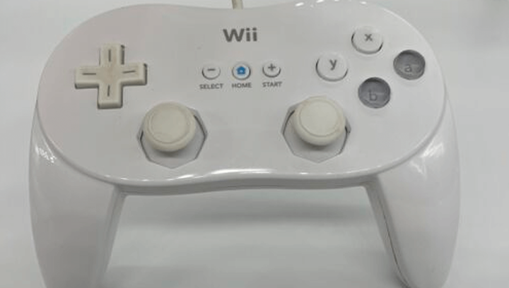 Геймпад Дротовий Nintendo Wii RVL-005(-02) Classic Controller Pro White 1m Б/У - зображення 4
