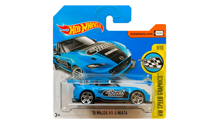 ミニカー '15 MAZDA MX-5 MIATA Hot Wheels Машинка Базова Hot Wheels '15 Mazda MX-5 Miata Speed Graphics 1:64