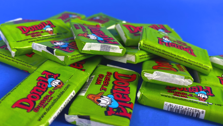 Набір Жувальна Гумка Donald Bubble Gum 10шт Green 4,5g - зображення 3