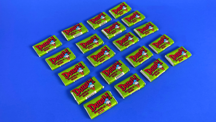 Набір Жувальна Гумка Donald Bubble Gum 10шт Green 4,5g - зображення 4