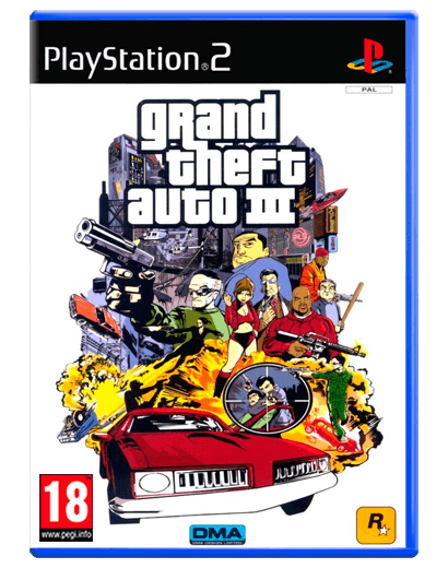Гра Sony PlayStation 2 Grand Theft Auto III Europe Англійська Версія Б/У - Фото 1 Гра Sony PlayStation 2 Grand Theft Auto III Europe Англійська Версія Б/У - зображення 1