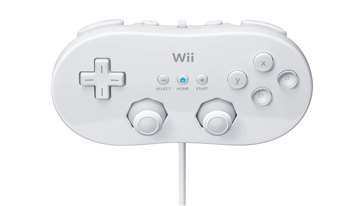 Геймпад Дротовий Nintendo Wii RVL-005 Classic Controller White 1m Б/У - зображення 3