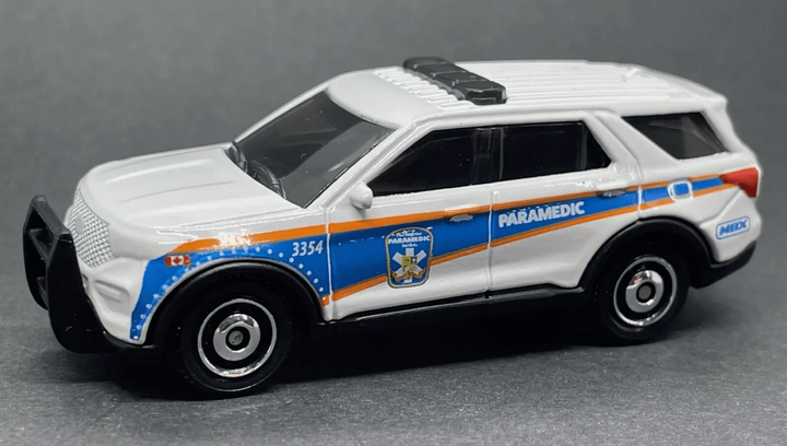Машинка Велике Місто Matchbox 2023 Ford Police Interceptor Utility Highway 1:64 HVN42 White - зображення 2