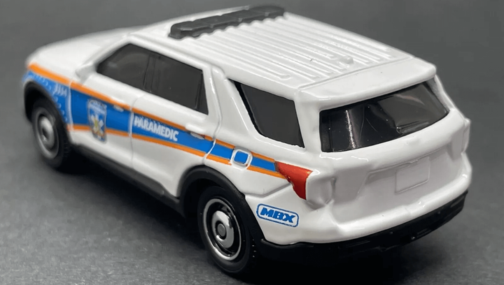 Машинка Велике Місто Matchbox 2023 Ford Police Interceptor Utility Highway 1:64 HVN42 White - зображення 3