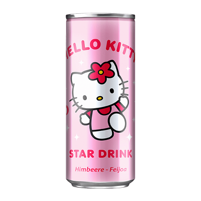 Напій The Drinks Hello Kitty Star Drink Raspberry Feijoa 250ml - Фото 1 Напій The Drinks Hello Kitty Star Drink Raspberry Feijoa 250ml - зображення 1