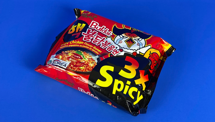 Локшина Samyang Buldak Hot Chicken Flavor Ramen 3x Spicy Гостра 140g - зображення 2