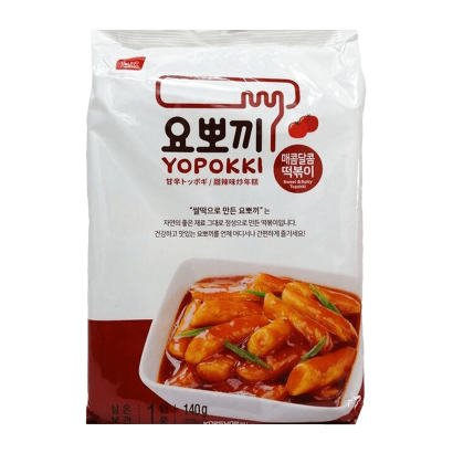 Токпокі Yopokki Солодко Гостра 140g - Фото 1 Токпокі Yopokki Солодко Гостра 140g - зображення 1