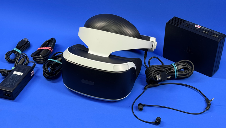 Окуляри Віртуальної Реальності VR Дротовий Sony PlayStation 4 Version 2 Black 1.5m Б/У - зображення 2