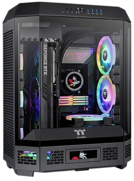 Obudowa Thermaltake The Tower 600 Black (CA-1Z1-00M1WN-00) - obraz 1