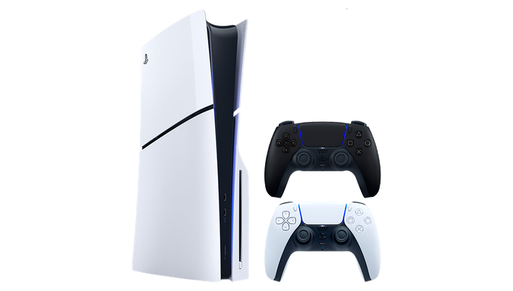 Набір Консоль Sony PlayStation 5 Slim Blu-ray 1TB White + Геймпад Бездротовий DualSense Midnight Black - зображення 2