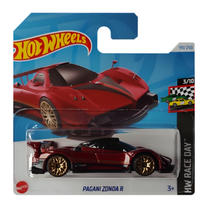 Машинка Базовая Hot Wheels Pagani Zonda R Race Day 1:64 HTC78 Red