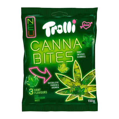 Конфеты Жевательные Trolli Cannabites 150g - Фото 1 Конфеты Жевательные Trolli Cannabites 150g - изображение 1