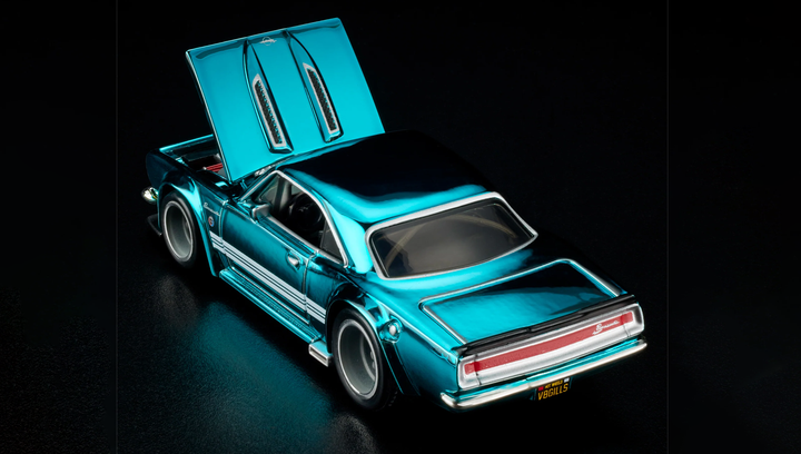 Машинка Premium Hot Wheels 1968 Custom Plymouth Barracuda Red Line